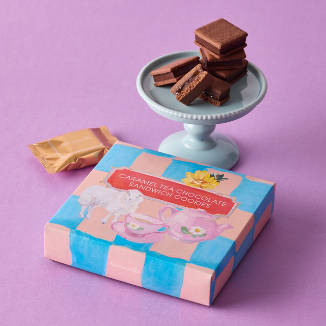 キャラメルティーチョコサンド